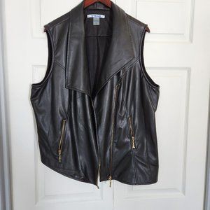 Nygard 2x faux leather vest
